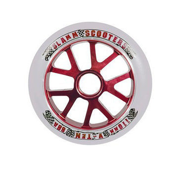 Slamm Scooters 110mm red aluminium core stuntstepwiel