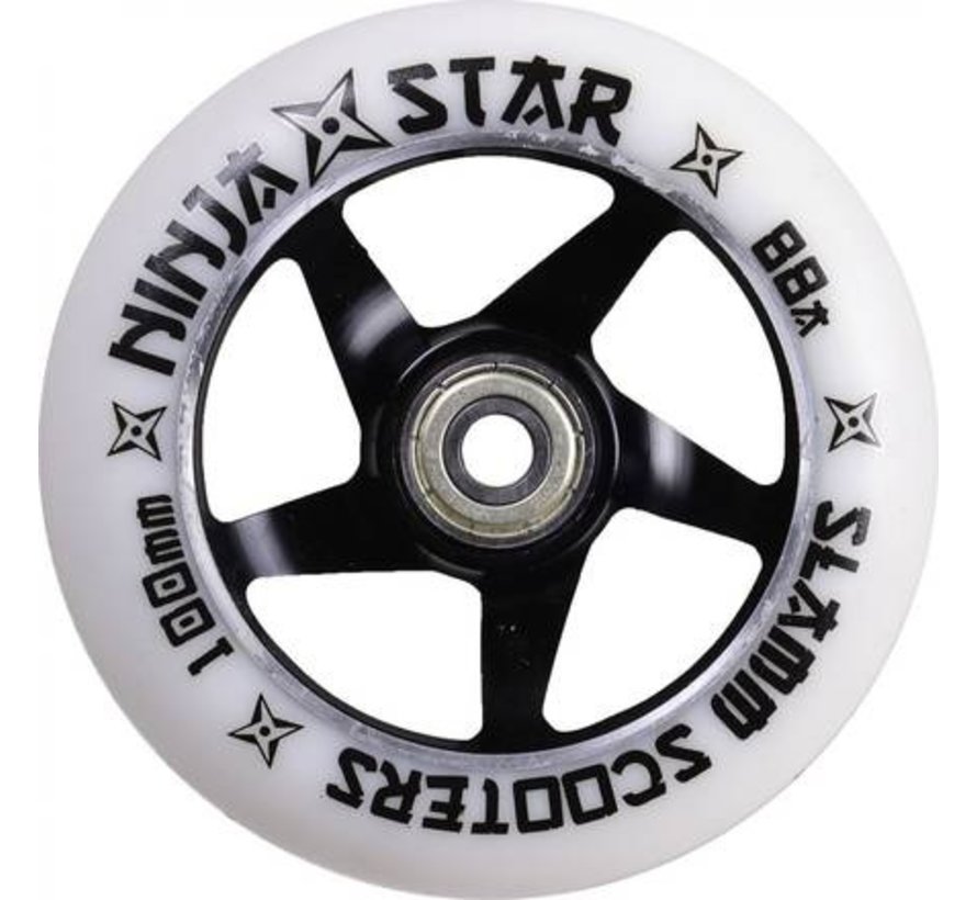 Ninja star aluminium core wheel Black