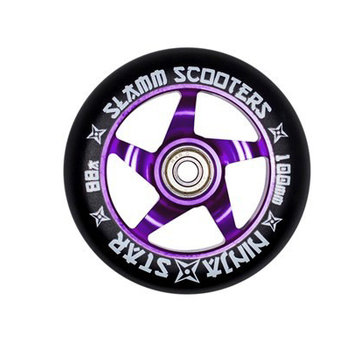 Slamm Scooters Ninja star aluminium core wheel Purple