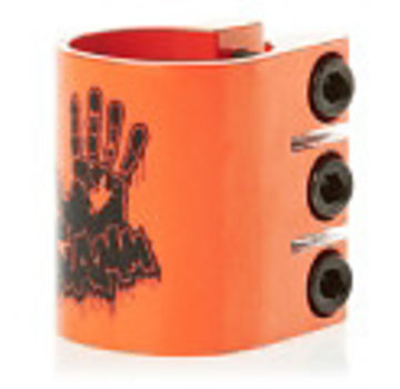 Slamm Scooters Slamm Abrazadera Triple Sobredimensionada Naranja 35mm