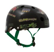 Slamm Scooters Casco Slamm negro con pegatinas