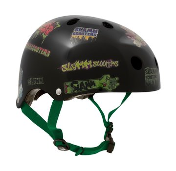 Slamm Scooters Slamm helmet black with stickers