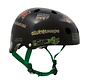 Casco Slamm negro con pegatinas