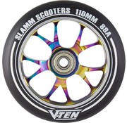 Slamm Scooters Rueda para patinete acrobático Slamm V-TenII neocromada de 110 mm