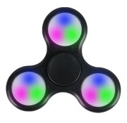 Fidget Fidget Spinner LED negro