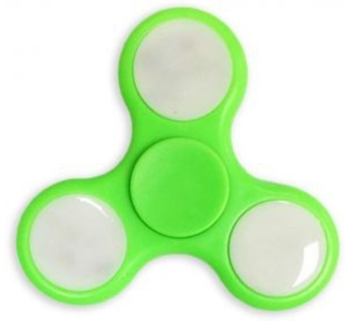 Fidget  Fidget Spinner LED green