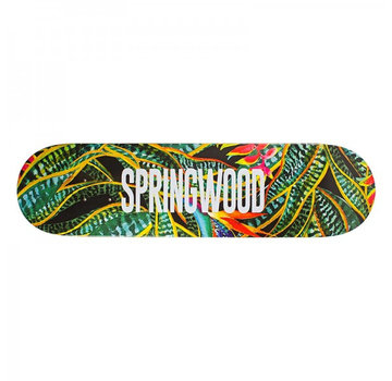 Springwood Planche de Skate Springwood Tropical Leaves 8.0 + Griptape