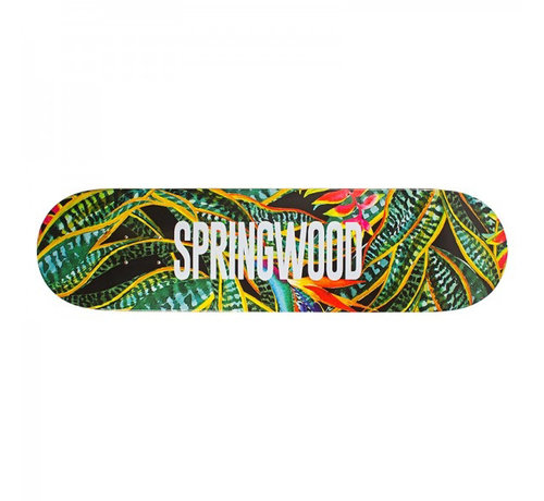 Springwood  Tavola da skateboard Springwood Tropical Leaves 8.0 + nastro adesivo