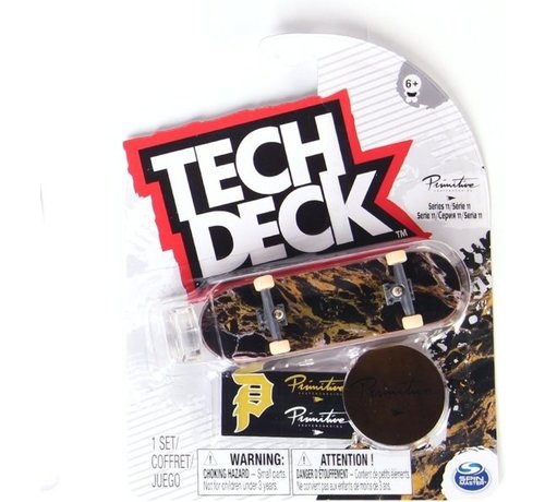 Tech Deck  Diapasón Tech Deck Primitive Serie 11 Oro Negro