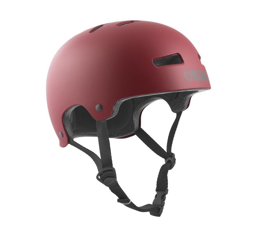 Casco TSG Evolution satinato sangue di bue