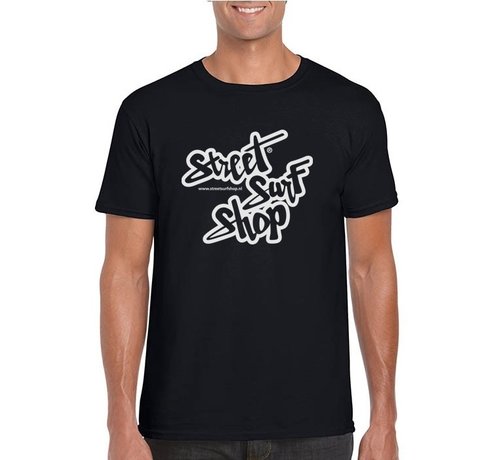 Streetsurfshop  Camiseta Logo SSS Negra