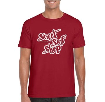 Streetsurfshop Camiseta Logo SSS Rojo Cardenal