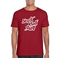 T-shirt con logo SSS Rosso Cardinale