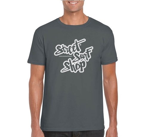 Streetsurfshop  SSS Logo T-shirt Charcoal