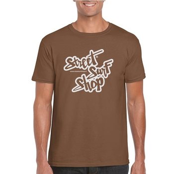 Streetsurfshop Koszulka z logo SSS w kolorze kasztanowym