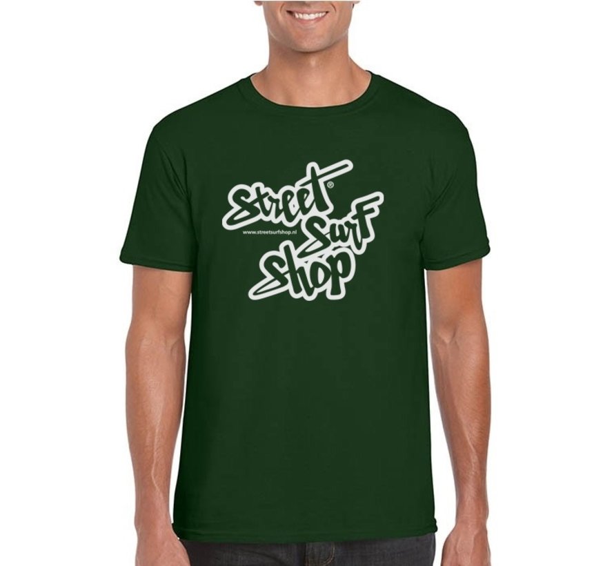 Koszulka SSS Logo w kolorze leśnej zieleni