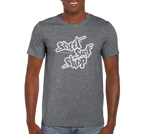 Streetsurfshop  Camiseta con logo SSS Graphite Heather