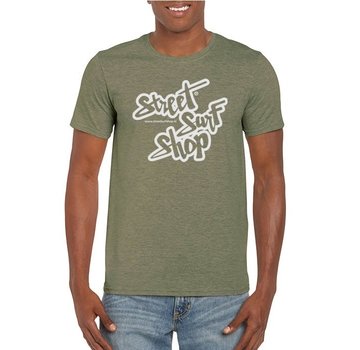 Streetsurfshop Camiseta Logo SSS Verde Militar