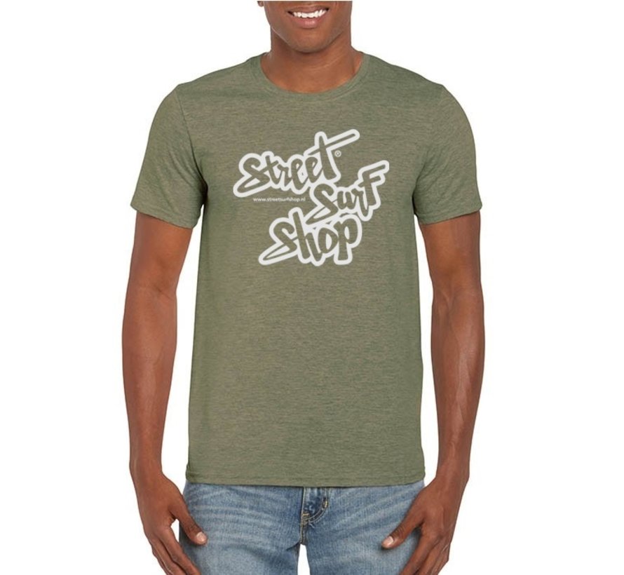 SSS Logo T-shirt Military Green