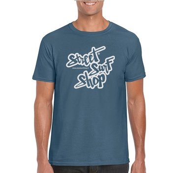 Streetsurfshop Koszulka z logo SSS w kolorze indygo