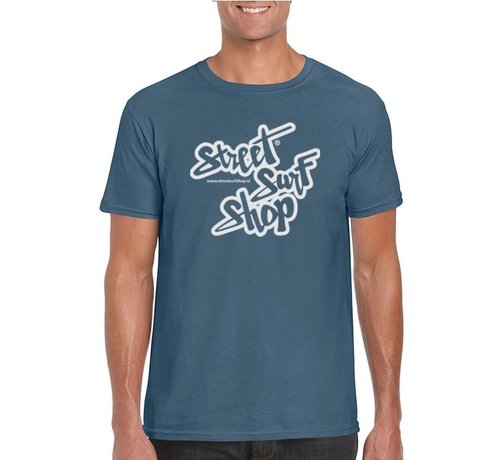 Streetsurfshop Koszulka z logo SSS w kolorze indygo