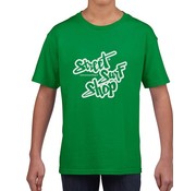 Streetsurfshop Koszulka dziecięca z logo w kolorze irlandzkiej zieleni