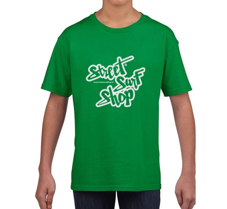 T-shirt con logo Bambino Verde irlandese