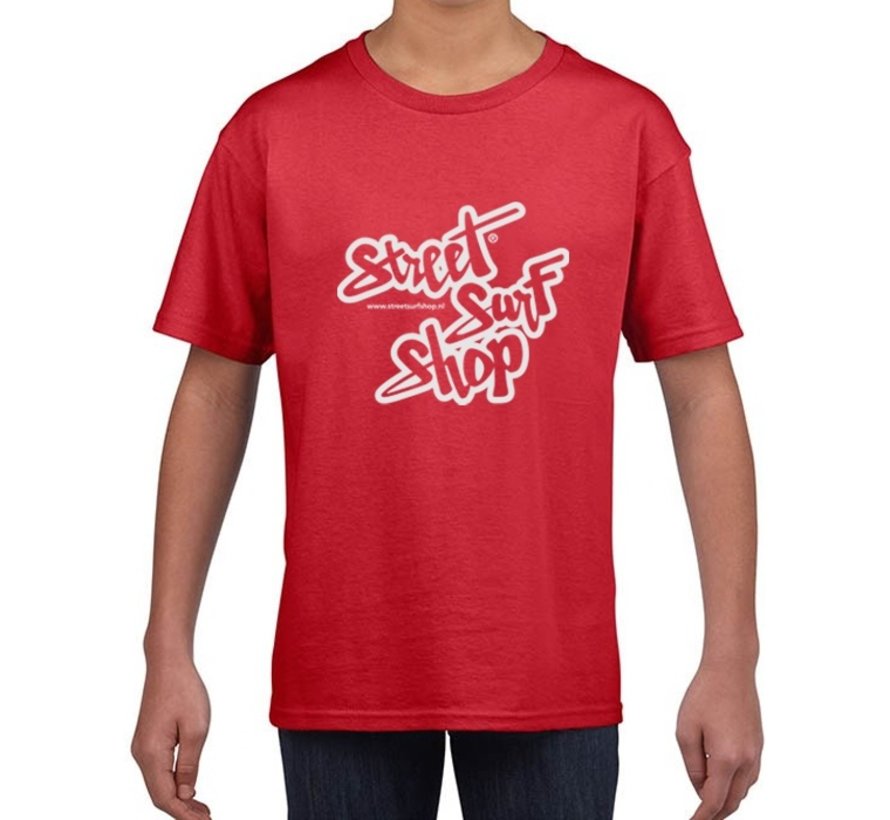 Logo T-Shirt Kinder Rot