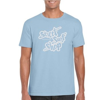 Streetsurfshop T-Shirt mit SSS-Logo Hellblau