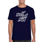 Streetsurfshop T-shirt z logo SSS w kolorze granatowym