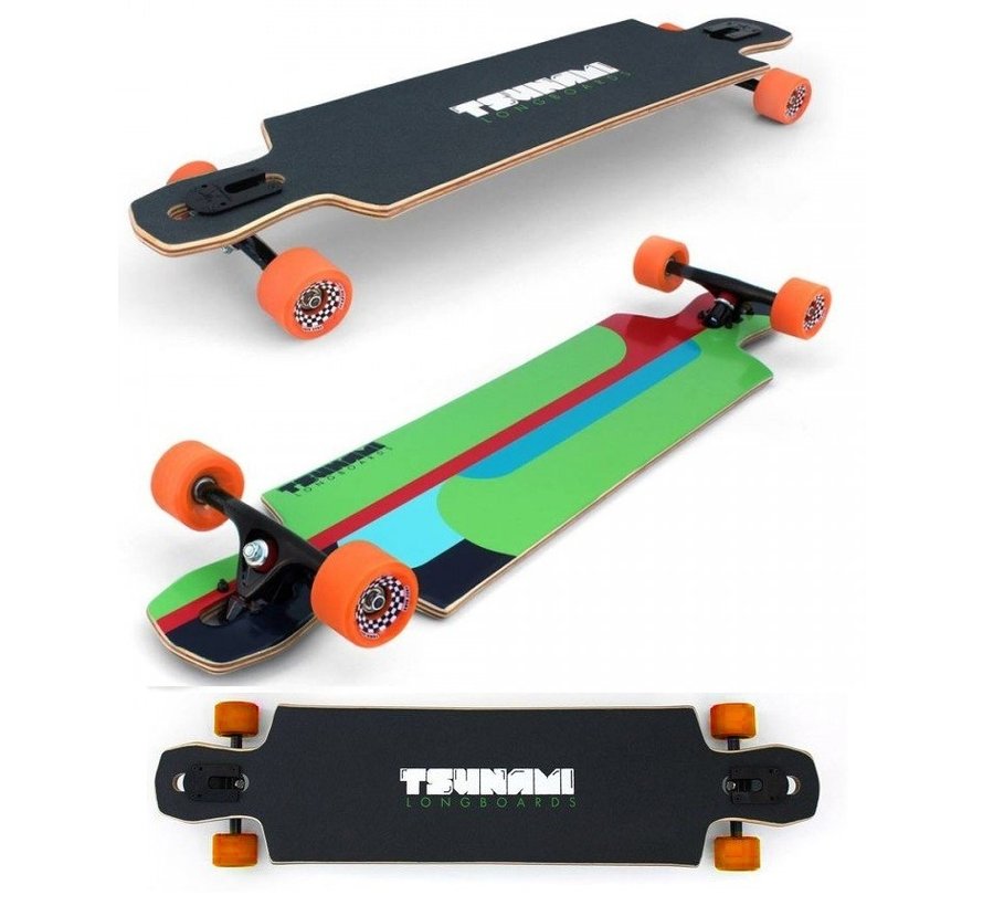 Zielony longboard Tsunami Outreach DT40