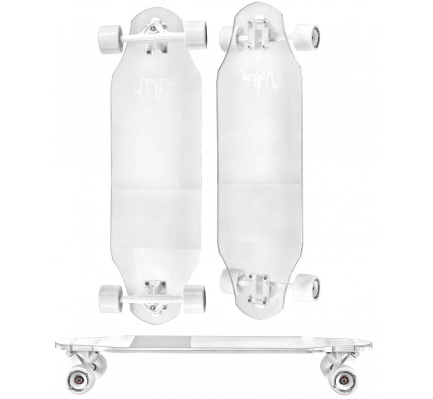 Volten 32'' clear ice plastic cruiser