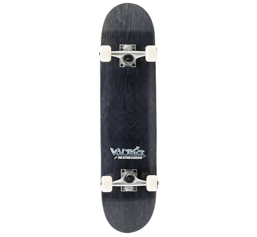 Voltage Graffiti Logo Black Skateboard