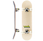 Skateboard giallo con logo Graffiti di tensione