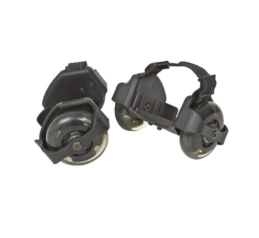 HQ Flash Roller Wheels Noir Pour Sous Le Talon