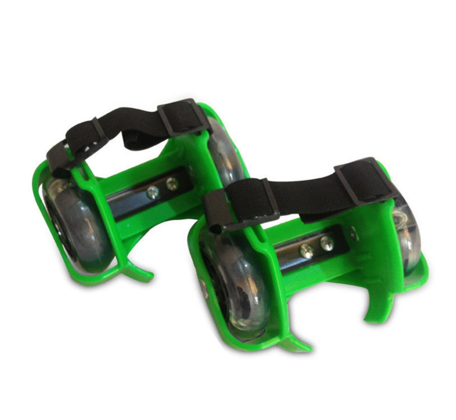 Light Up Wheels Green For Under The Heel