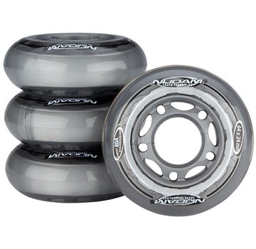 Nijdam Set of 4 Wheels For Inline Skates 64 x 24 mm 80A