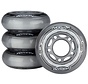 Set 4 Wielen Voor Inlineskates 64 x 24 mm 80A