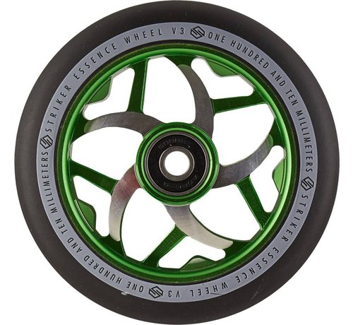 Striker  Striker Essence V3 Wheels Green 2pc