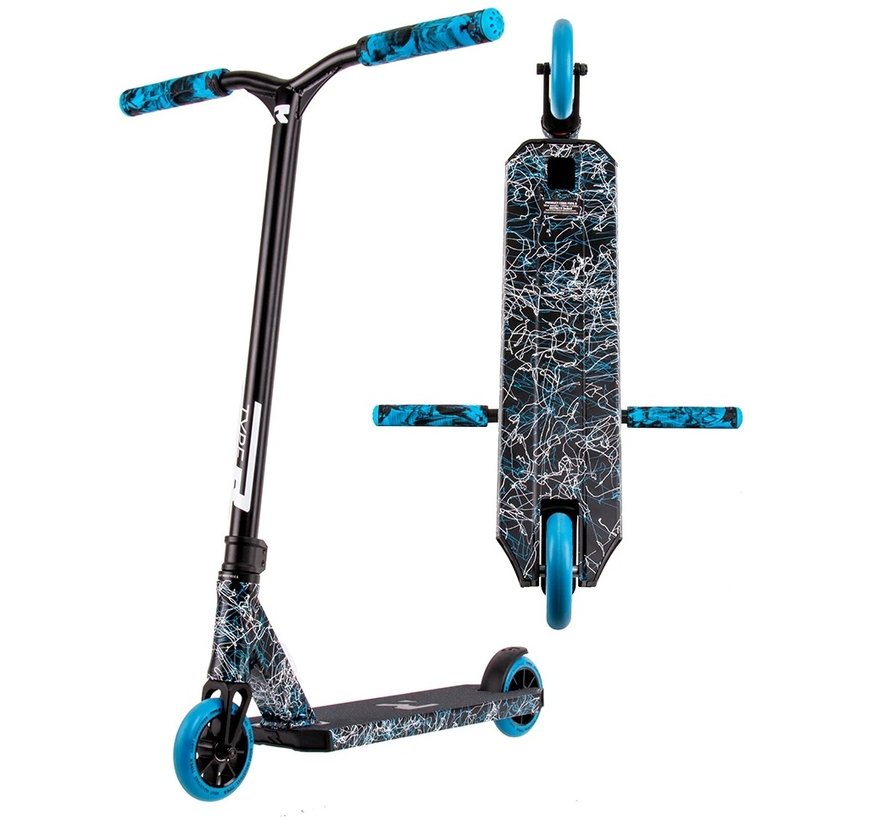 Stunt Scooter Root Industries Typ R Schwarz Blau Weiß