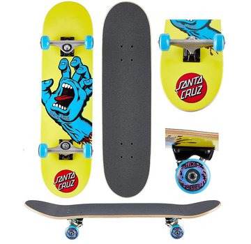 Santa Cruz Santa Cruz Skateboard Screaming Hand mini 7.75'' giallo