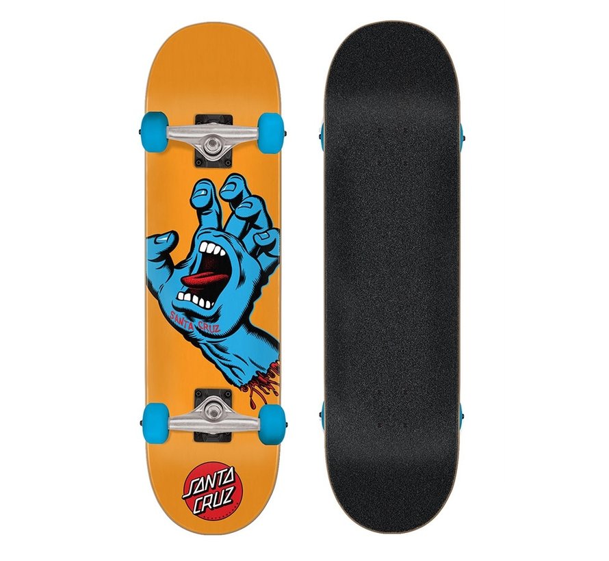 Santa Cruz Skateboard Screaming Hand 7.75 '' gelb