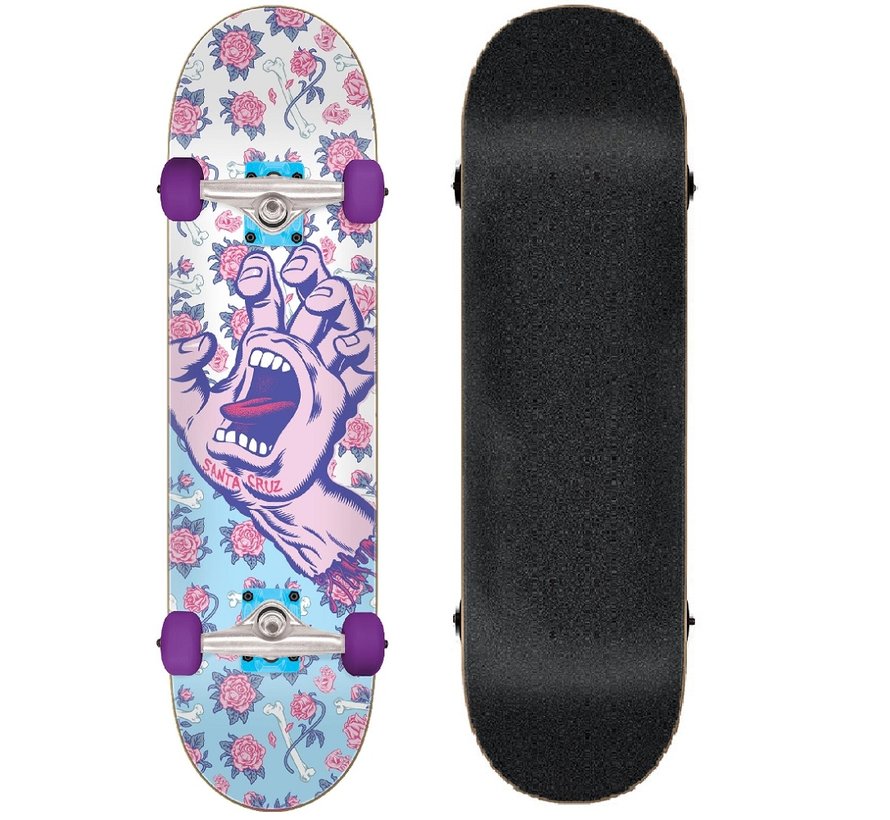 Santa Cruz Skateboard Floral Decay 7.75 viola