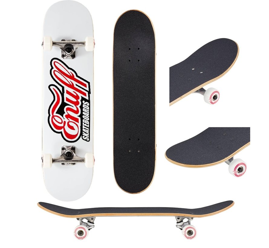 Enuff Classic Logo Skateboard Blanc