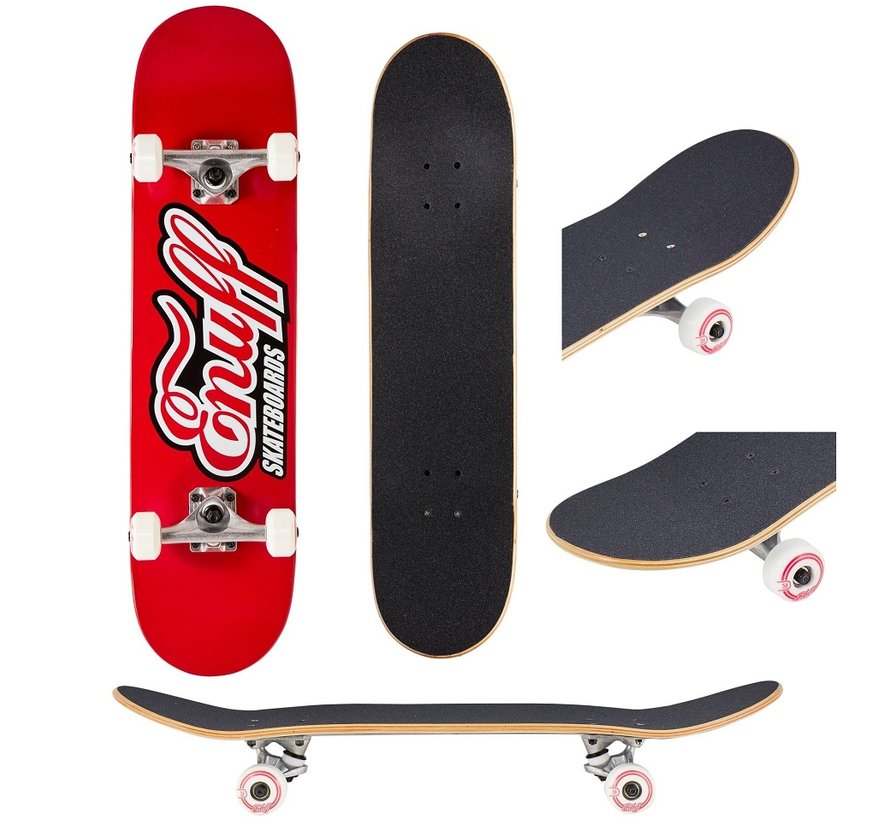 Skateboard con logo classico Enuff rosso