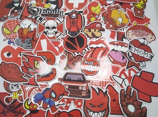 Stickerset Section Red