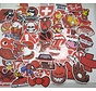 Sticker set Section Red