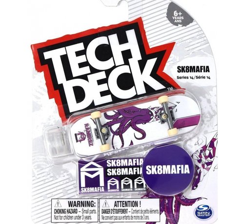 Tech Deck  Tech Deck SK8mafia Alexis Ramirez Geo Raro Polpo Viola