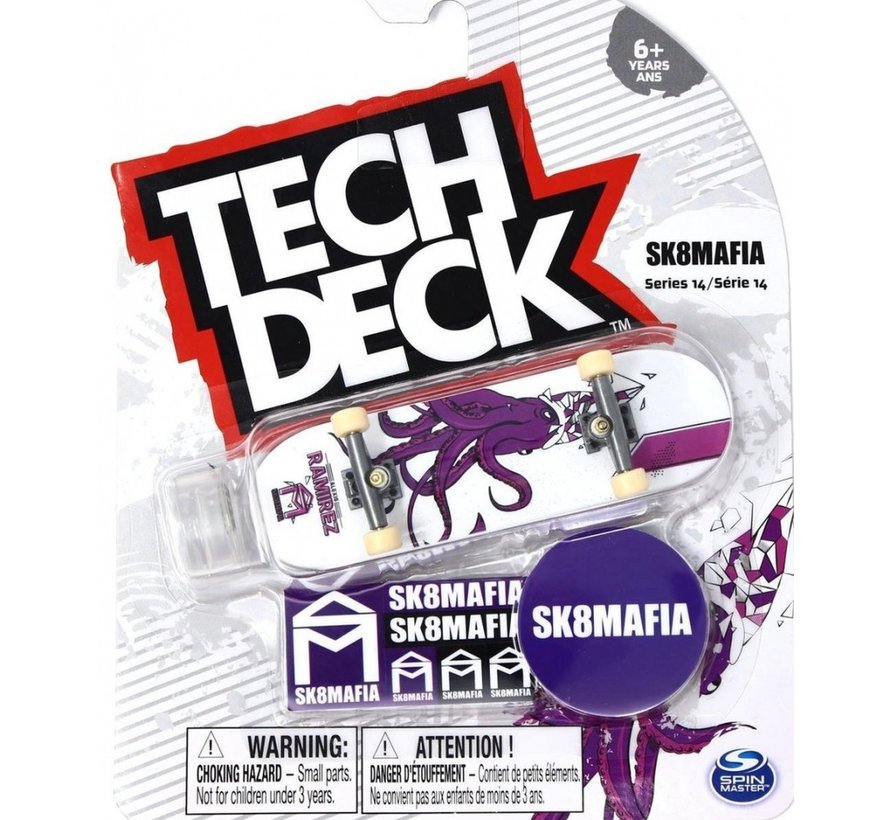 Tech Deck SK8mafia Alexis Ramirez Geo Raro Polpo Viola