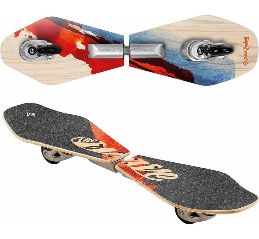 Waveboard Waverider in legno Abstarct